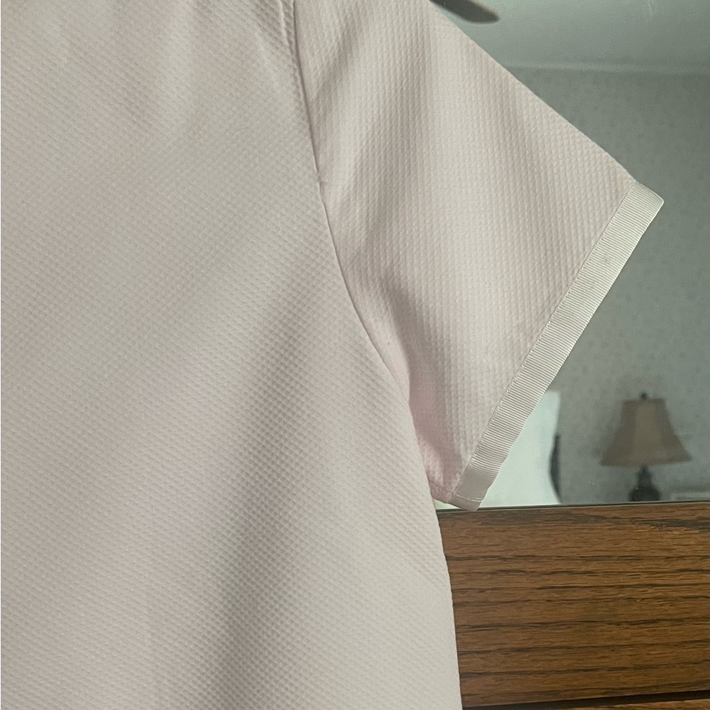 Brooks Brothers Light Pink Dress Trimmed With Ribbon - Picture 6 of 9